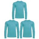 Kit Camisas Térmicas Puma Manga Longa UV50+ - Infantil - 3 unidades - Foto 1