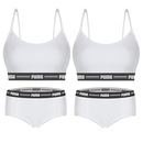 Kit Puma 2 Tops Modal Stretch + 2 Calcinhas Mini Boxer - Feminino - Foto 1