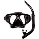 Kit de Mergulho Máscara+Respirador+Nadadeira Cetus Shark Fun Black - Foto 3