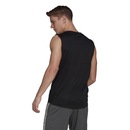 Camiseta Regata adidas D2M 3 Listras - Masculina - Foto 2