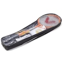 Kit Badminton Vollo: 4 Raquetes + 3 Petecas de Nylon Rede + Suporte - Foto 6