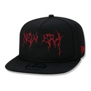 Boné Aba Reta New Era The Golfer Sn Upside Down Dark Blk - Snapback - Adulto - Foto 1