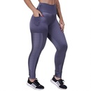 Calça Legging Orbis Fitness com Bolso Cirrê Textura Brilho - Feminina - Foto 5