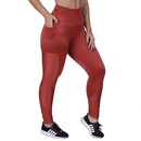 Calça Legging Orbis Fitness com Bolso Cirrê Textura Brilho - Feminina - Foto 3