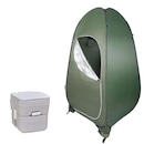 Kit Banheiro Portátil para Camping Pelegrin Mini Tenda PEL-1.90M e Vaso Sanitário PEL-VP20 - 20 Litros - Foto 2
