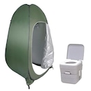 Kit Banheiro Portátil para Camping Pelegrin Mini Tenda PEL-1.90M e Vaso Sanitário PEL-VP20 - 20 Litros - Foto 3