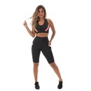 Conjunto Fristyle Fitness  Bermuda e Top Academia - Feminino - Foto 3