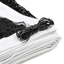 Rede de Beach Tennis Master Lazer Fio 1mm Seda Malha 4x4 com 4 Faixas - Foto 3