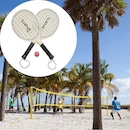 Kit BeachTennis Gold Sports Laser - 2 Raquetes + 1 Bola - Foto 2