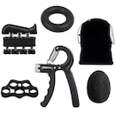 Kit Fortalecedor de Mão Yangfit: Hand Grip + Mola para Dedos + Exercitador de Silicone + Anel para Reabilitação + Bola Terapia + Bolsa - Foto 1