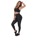 Conjunto Fristyle Fitness Calça Legging e Top Academia - Feminino - Foto 1
