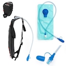 Kit Mochila de Hidratação Térmica Reservatório Crossgear + Bolsa Selim Slim - 2Litros - Foto 3