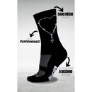 Kit 02 Pares Meia Corrida Ciclismo Hupi Fé Nossa Senhora - Foto 4