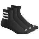 Kit de Meia Cano Médio adidas Cushioned 3 Stripes com 3 Pares - Adulto - Foto 2