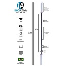 Barra Olímpica Iniciativa Fitness - 2 metros - Foto 6