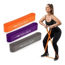 Mini Band Hidrolight Elástico Fitness Premium Kit 3 Peças - Foto 2