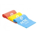 Kit de Faixas Elásticas Acte Sports T13 Latex Band - Tensões Facil, Médio e Difícil - Foto 1