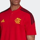 Camisa Polo de Treino do Flamengo Comissão adidas - Masculina - Foto 5