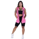 Colete Orbis Fitness Tela Furos Neon Esportivo - Feminino - Foto 3