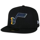 Boné Aba Reta New Era 59Fifty Aba Reta Nba Utah Jazz Aba Reta Fitted New Era - Foto 3