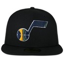 Boné Aba Reta New Era 59Fifty Aba Reta Nba Utah Jazz Aba Reta Fitted New Era - Foto 4