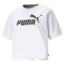 Blusa Feminina Manga Curta Cropped Puma Essentials Logo Tee - Foto 2