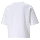 Blusa Feminina Manga Curta Cropped Puma Essentials Logo Tee - Foto 3
