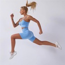 Conjunto Hupana Sports Top + Short Cintura Alta Empina Bumbum - Feminina - Foto 5