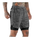 Shorts Hupana Sports Bolso Compressão - Masculino - Foto 1