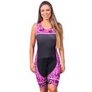 Macaquinho Kauna sem Mangas Triathlon Elite Proteção UV50+ - Feminino - Foto 1