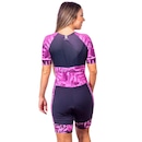 Macaquinho Kauna com Mangas Triathlon Elite Proteção UV50+ - Feminino - Foto 2