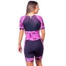 Macaquinho Kauna com Mangas Triathlon Elite Proteção UV50+ - Feminino - Foto 3