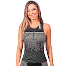 Camisa Kauna sem Mangas Triathlon Elite Pixel Proteção UV50+ - Feminina - Foto 1