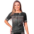 Camisa Kauna com Mangas Triathlon Elite Pixel Proteção UV50+ - Feminina - Foto 1