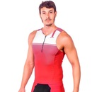 Camisa Kauna sem Mangas Triathlon Elite Proteção UV50+ - Masculina - Foto 3
