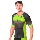 Camisa Kauna com Mangas Triathlon Elite Fluor Power Proteção UV50+ - Masculina - Foto 3