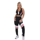 Conjunto Academia Legging Top Frimodas Nadador Suplex Fitness - Feminino - Foto 1