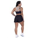 Short Orbis Fitness Casual Corrida Bolso Lateral Suplex Light Orbis - Feminino - Foto 3