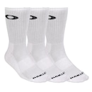 Meia Oakley Crew Sock Cano Alto - 3 pares - Foto 1