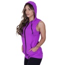 Colete Orbis Fitness Dry Bolso e Capuz com Zíper Orbis - Feminino - Foto 4