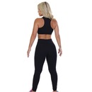 Conjunto Academia Frimarket com Calça Legging +Top Nadador Suplex Fitness - Feminino - Foto 2