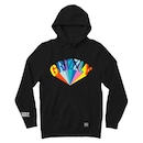 Blusão de Moletom com Capuz Grizzly Color Whell Hoodie - Masculino - Foto 1