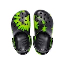 Sandália Crocs Classic Tie Dye Graphic Clog Kids - Infantil - Foto 5