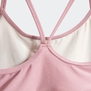 Top Fitness adidas Training Suporte Leve Solido - Adulto - Foto 4