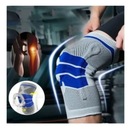 Joelheira de Compressão Spandex 3D com Anel de Silicone e Duas Espiral Flexíveis de Aço - Foto 8