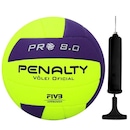 Kit Bola Vôlei Penalty 8.0 Pró IX + Bomba de Ar - Foto 1