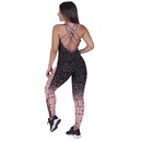 Macacão Fitness Orbis Degrade Tiras Costas Decote Frente com Bojo - Feminino - Foto 3