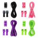 Cadarço Elástico HUPI LACES Corrida Colorido - Kit 04 Pares - Foto 1