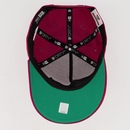 Boné Aba Curva New Era Fluminense Grená - Snapback - Adulto - Foto 4