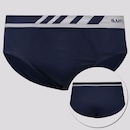 Kit de Cuecas Slip Lupo Microfibra Sem Costuracom 3 Unidades - Adulto - Foto 2